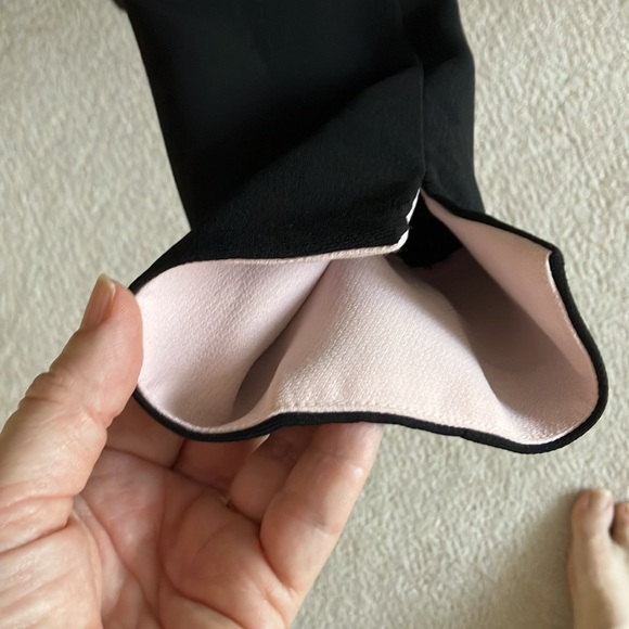 Ladies Black Suit Jacket and Pants. Size 12 Machine Washable. Great for travel. - Picture 2 of 7